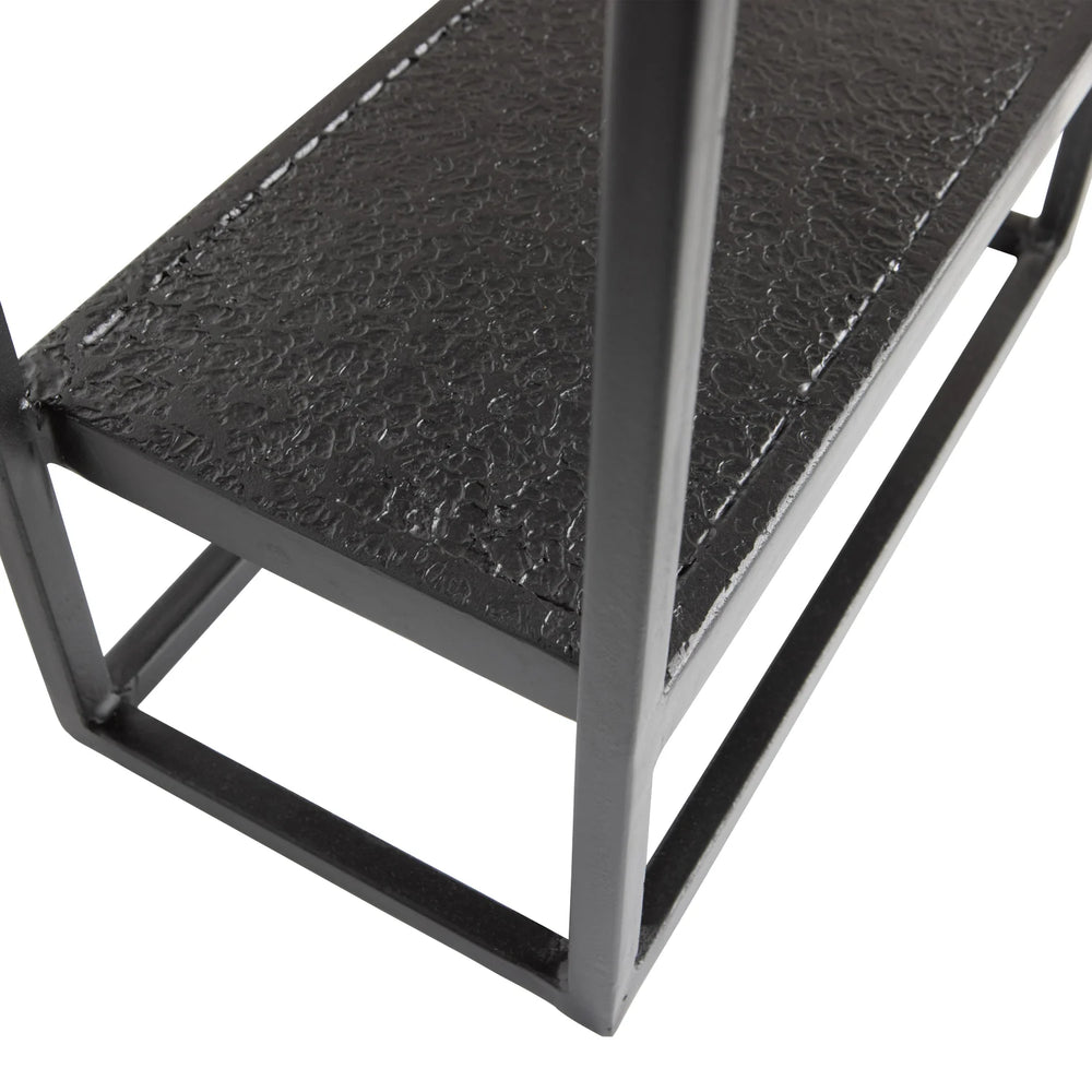 WOOOD - Febe wandrek tuin verticaal metaal zwart