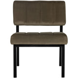 WOOOD - Kaja fauteuil velvet army