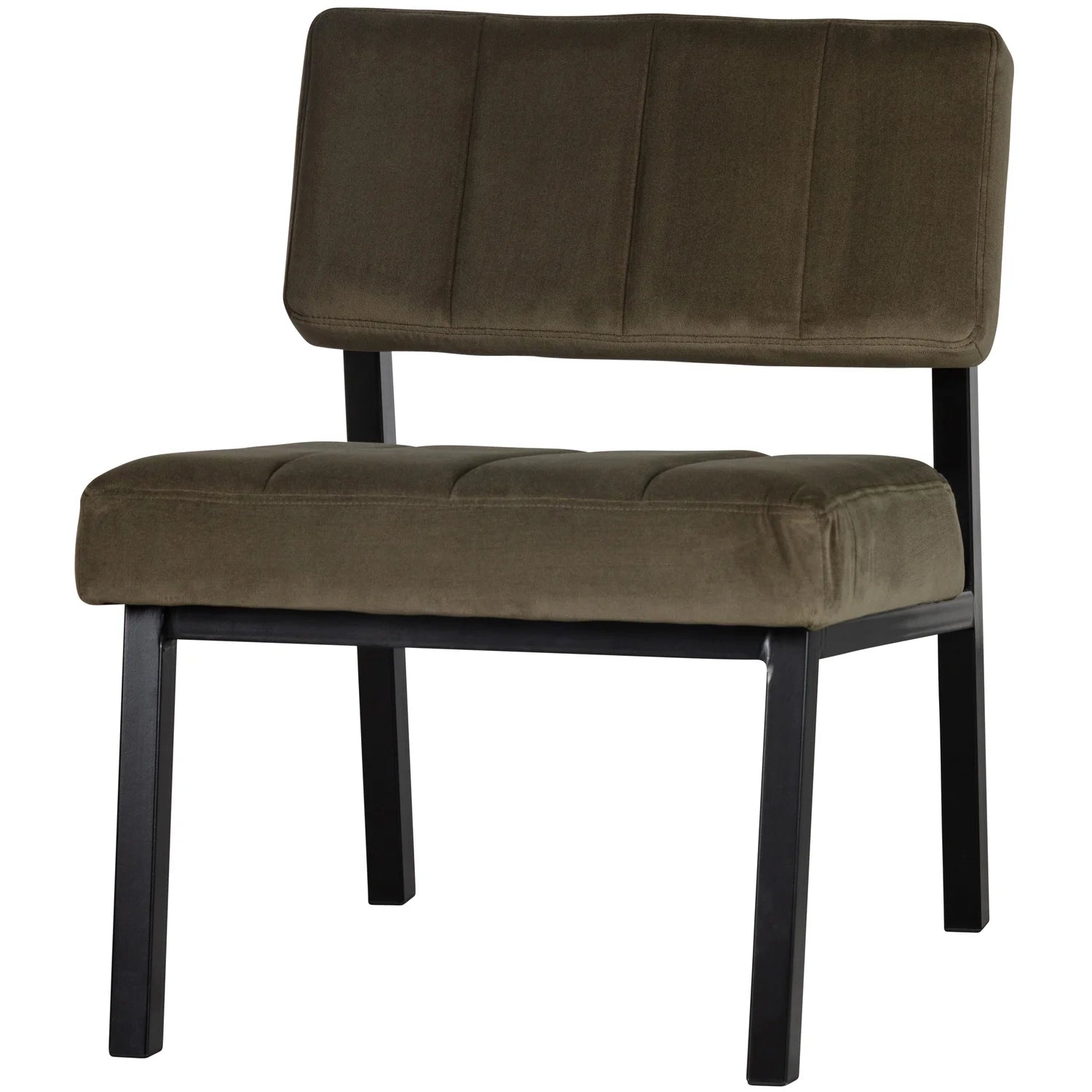 WOOOD - Kaja fauteuil velvet army