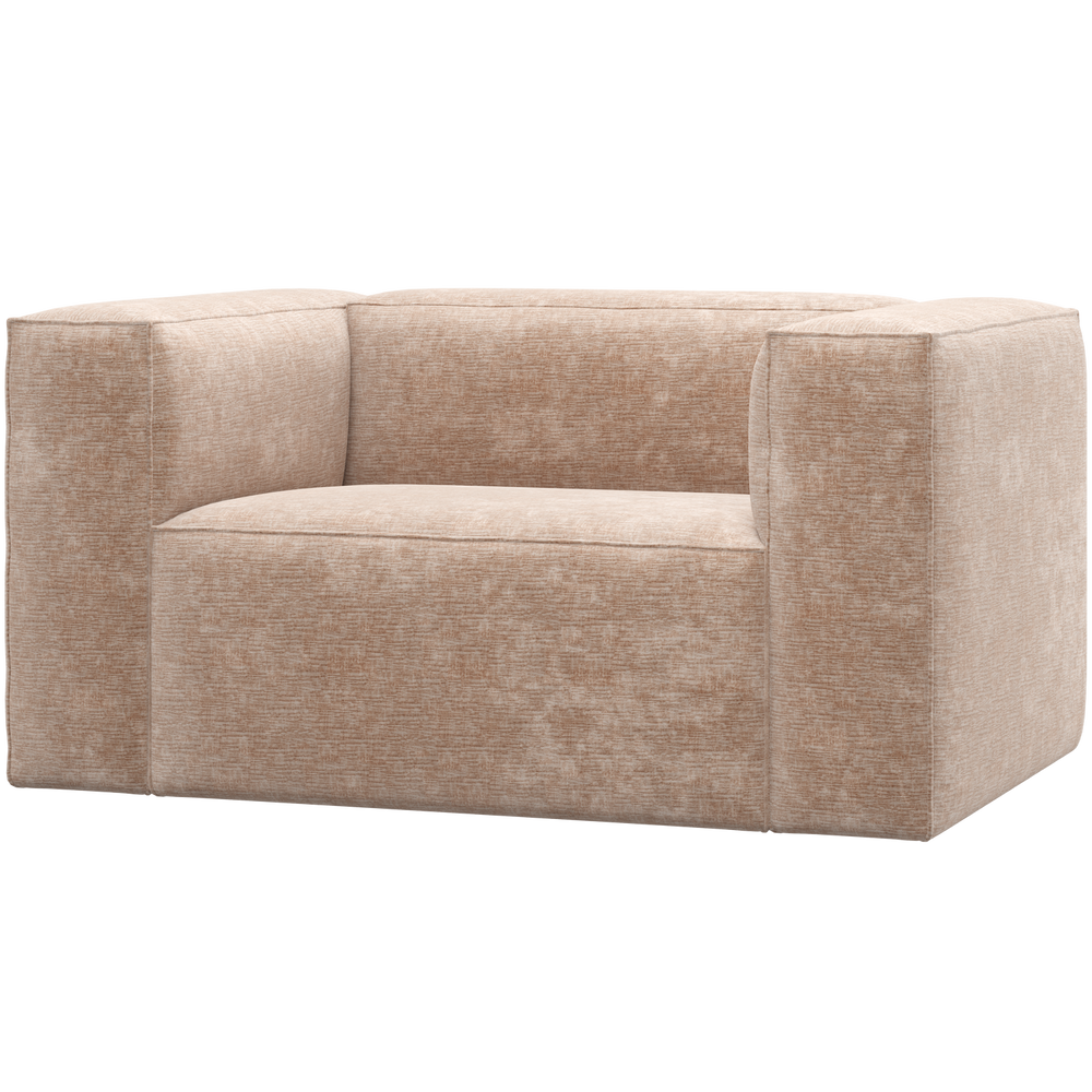 BEAN FAUTEUIL CHENILLE VELVET NATUREL