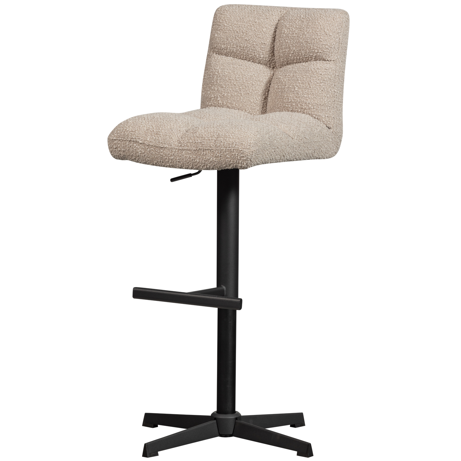 VINNY DRAAIBARE BARSTOEL BOUCLE ZAND