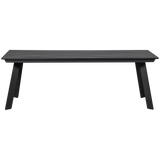WOOOD - Veerle tuintafel aluminium/polywood antraciet 220x100cm