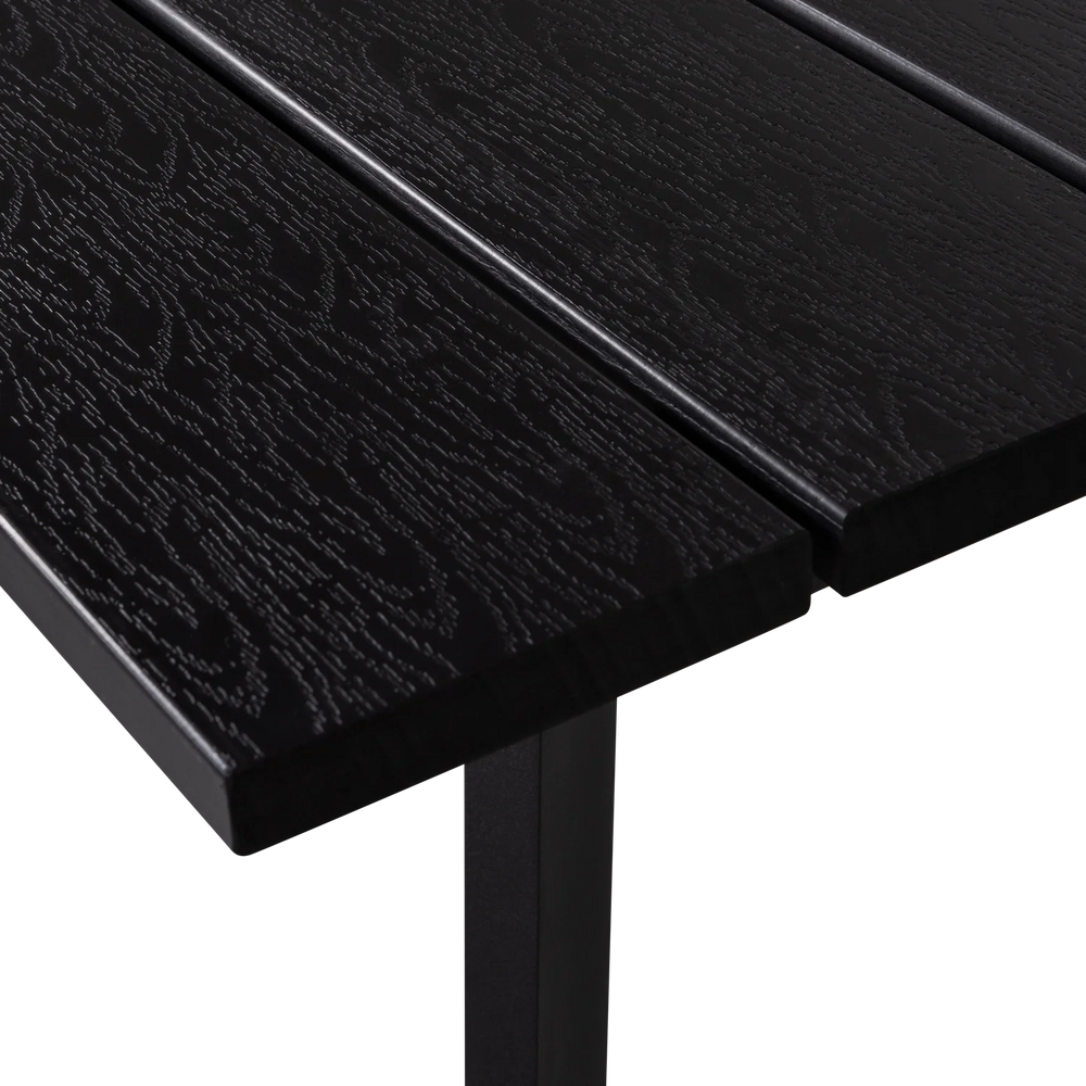 WOOOD - Veerle tuintafel aluminium/polywood antraciet 220x100cm