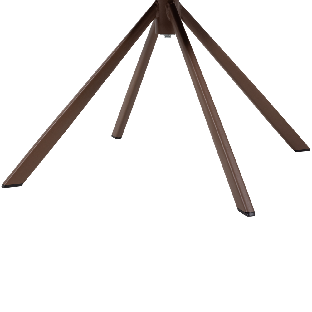 FEMKE EETKAMERSTOEL CHENILLE BRUIN