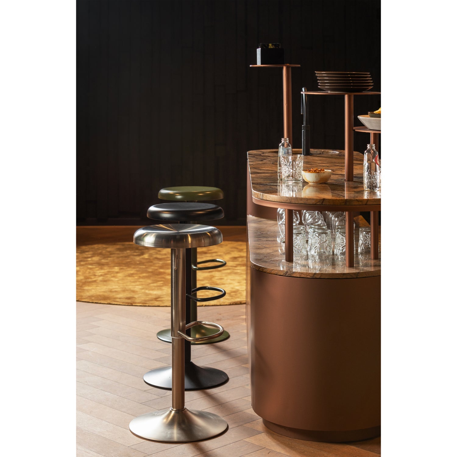 ISAAC BARKRUK METAAL WARM GROEN