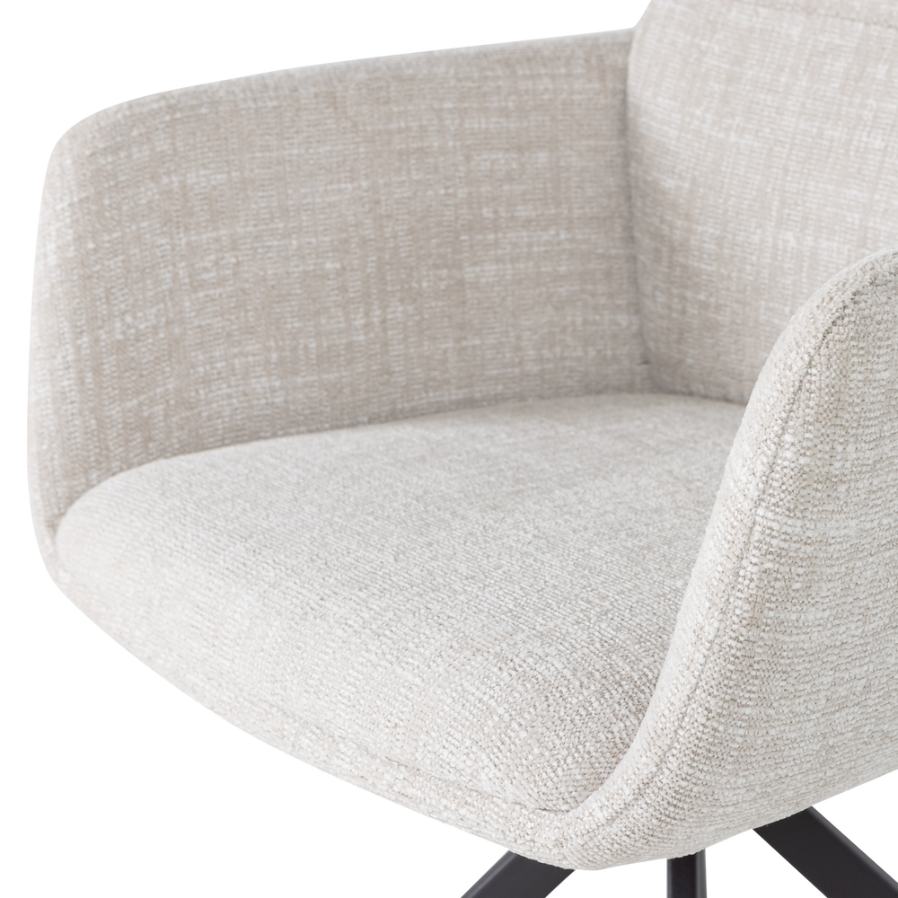 GRANT EETKAMERSTOEL NATUREL MELANGE [fsc]