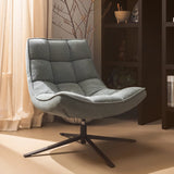 WOOOD - Maudi draaifauteuil blauw