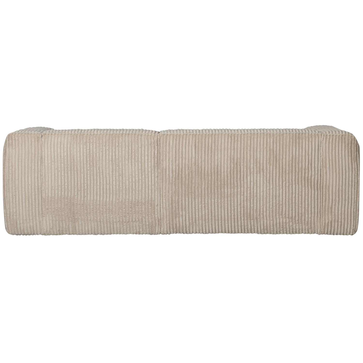 BEAN CHAISE LONGUE BANK RECHTS RIBSTOF TRAVERTIN