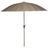 WOOOD - Monica parasol zand/groen 280cm