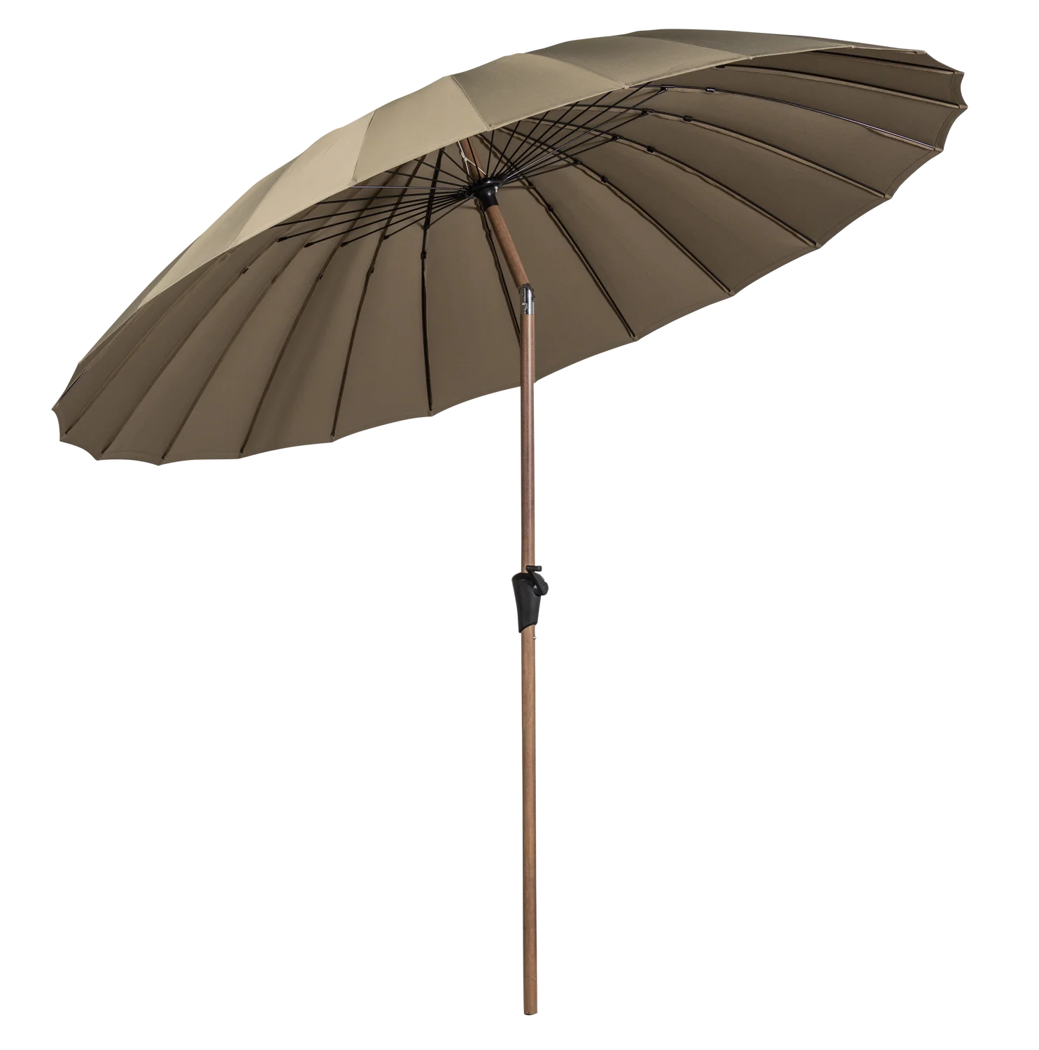 WOOOD - Monica parasol zand/groen 280cm