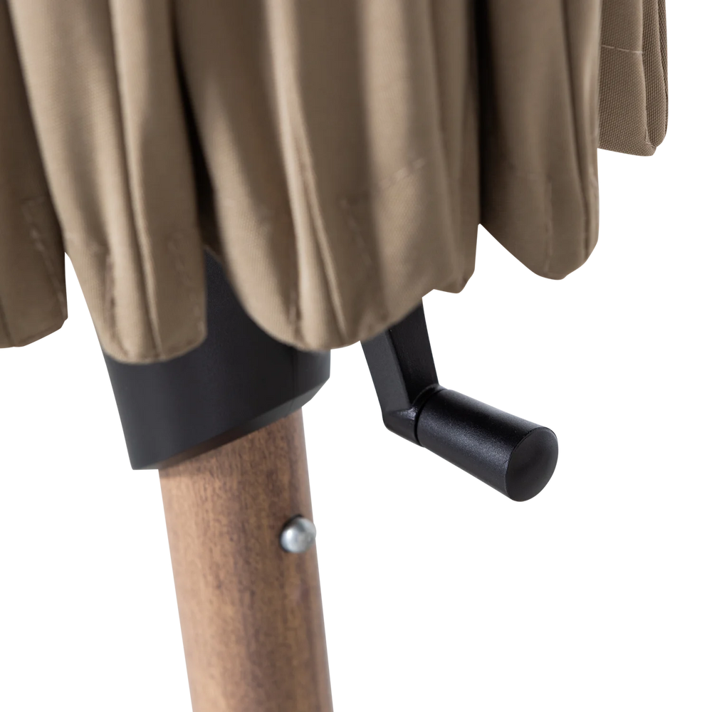 WOOOD - Monica parasol zand/groen 280cm