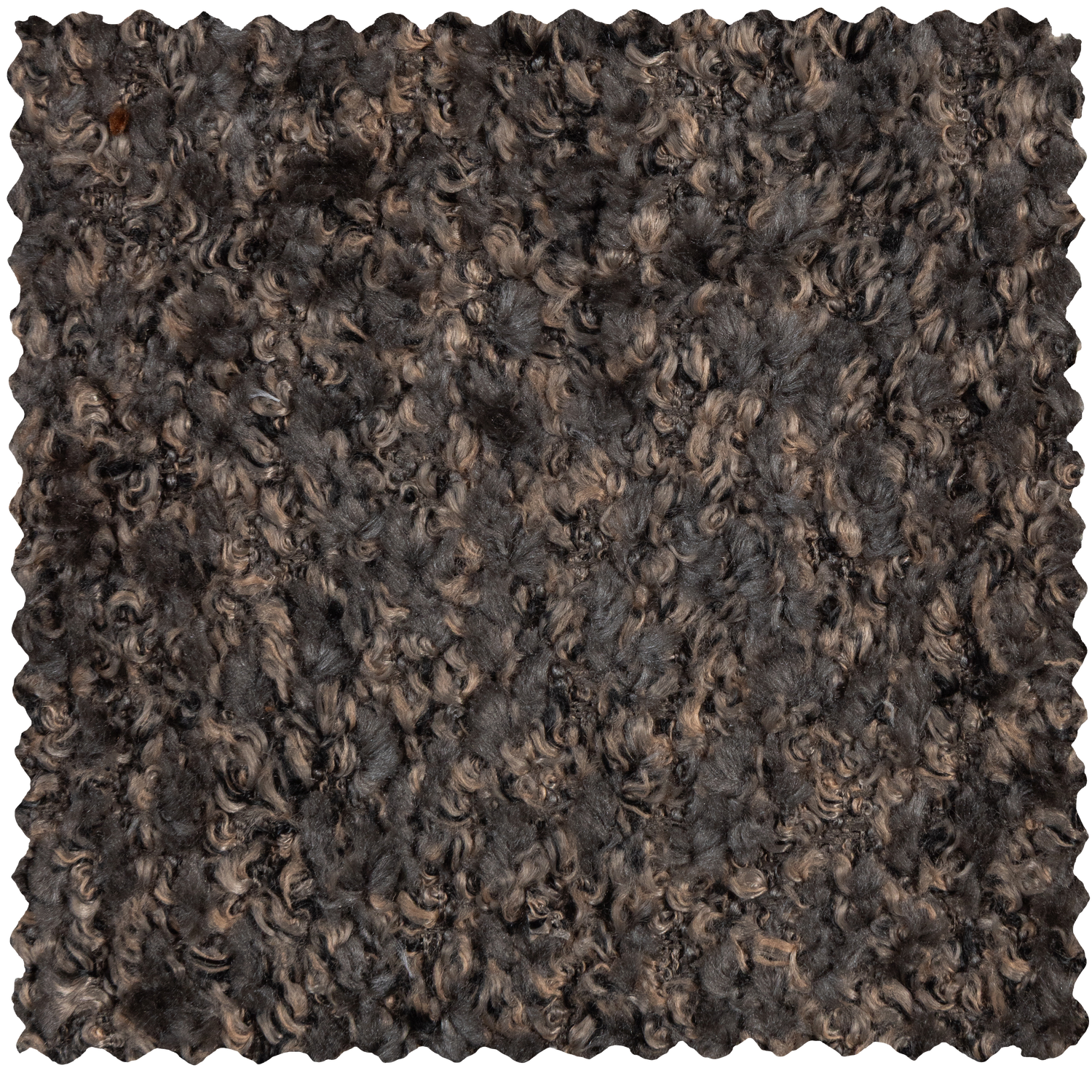 MOJO EETBANK HOEK MET RUGLEUNING WOLLIG BRUIN