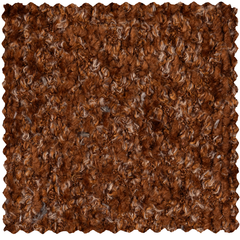 MOJO 2-ZITS ELEMENT ARM RECHTS WOLLIG ROESTBRUIN