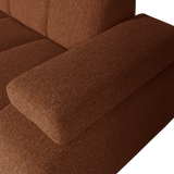 MOJO CHAISE LONGUE BANK RECHTS BOUCLE ROESTBRUIN MELANGE