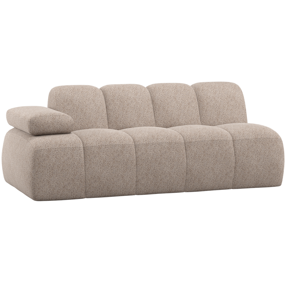 MOJO 2-ZITS ELEMENT ARM LINKS WOLLIG DONKERZAND