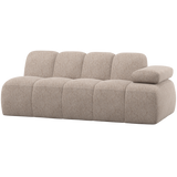 MOJO 2-ZITS ELEMENT ARM RECHTS WOLLIG DONKERZAND