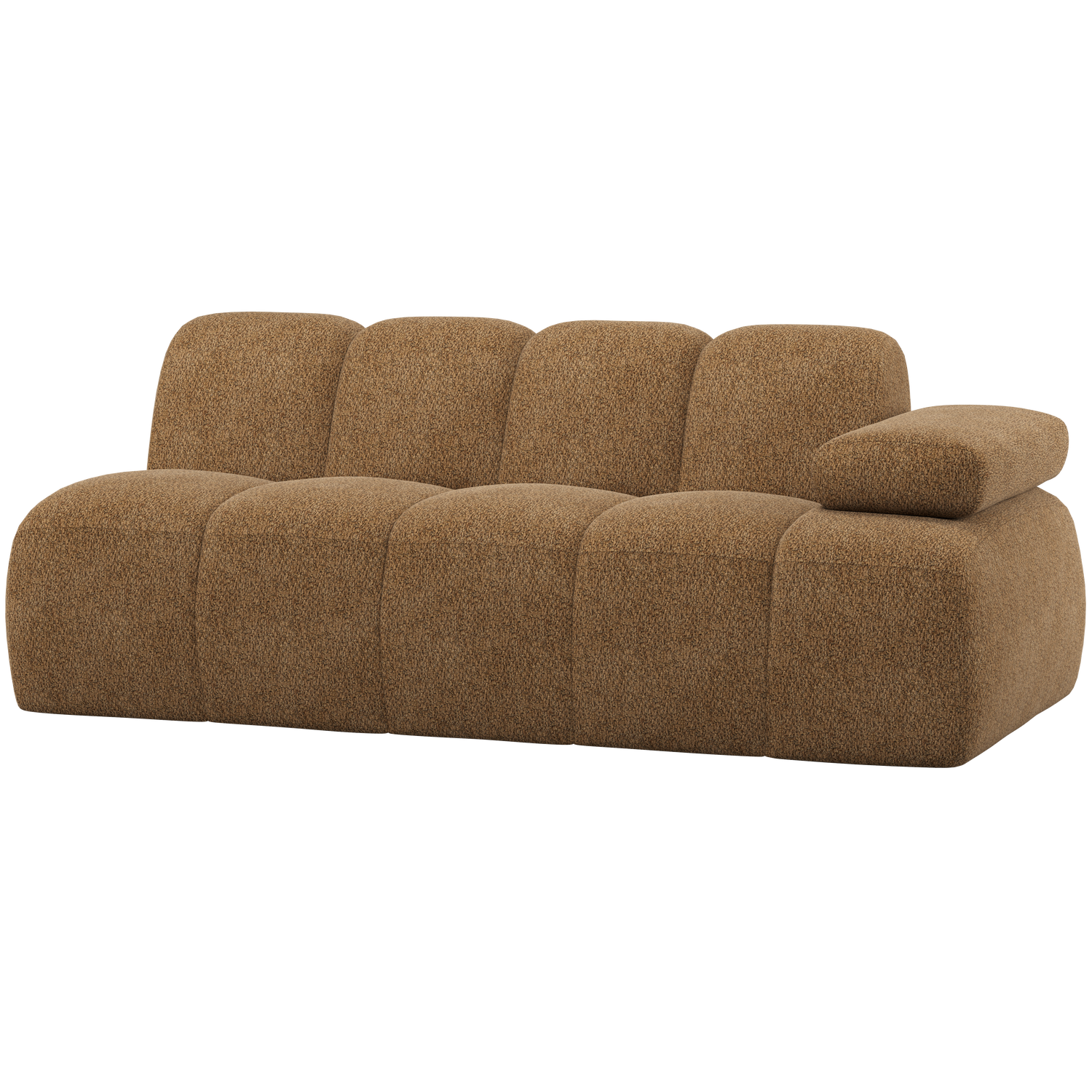 MOJO 2-ZITS ELEMENT ARM RECHTS WOLLIG HONINGGEEL