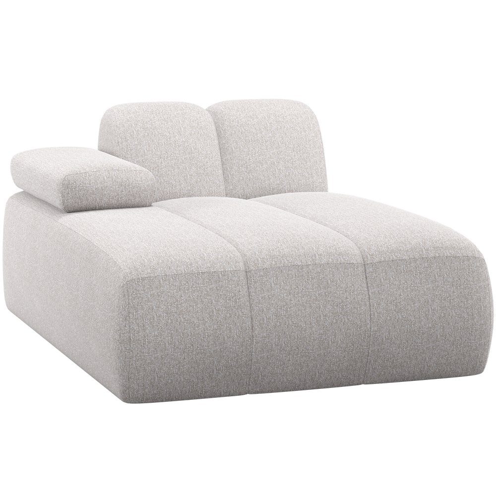 MOJO CHAISE LONGUE ELEMENT LINKS BOUCLE ECRU MELANGE