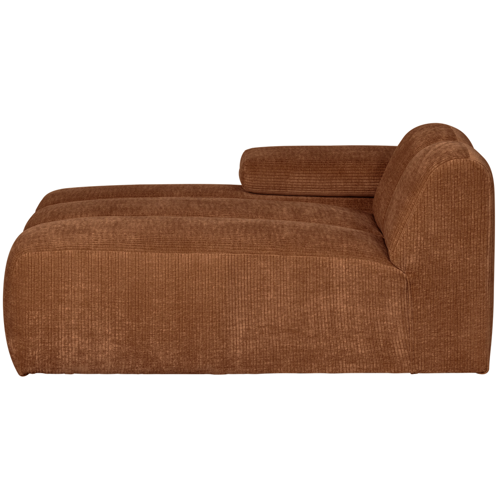 MOJO CHAISE LONGUE ELEMENT LINKS RIBSTOF ROESTBRUIN