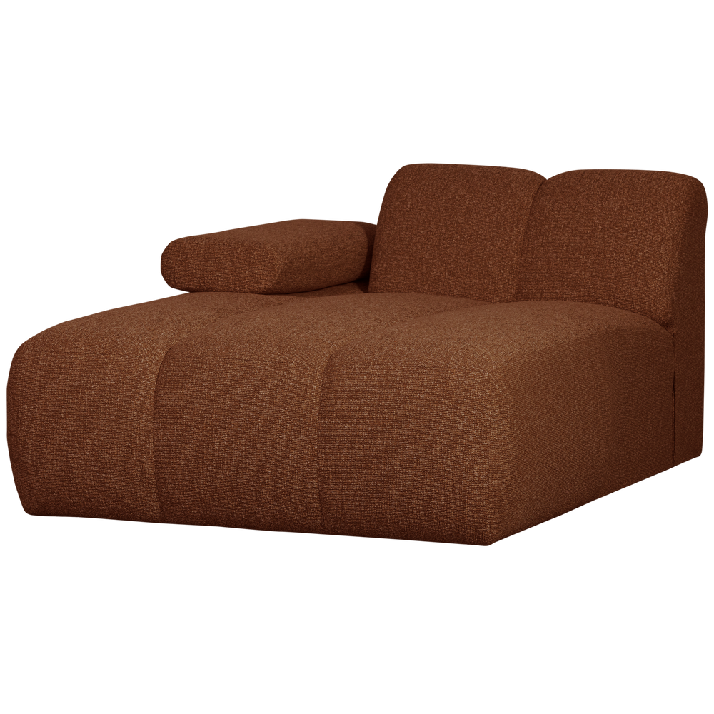 MOJO CHAISE LONGUE ELEMENT LINKS BOUCLE ROESTBRUIN MELANGE