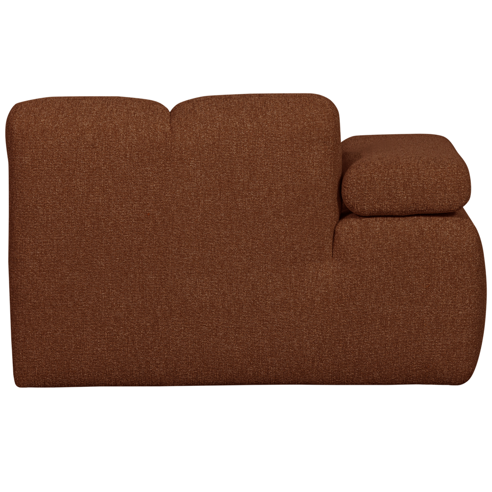 MOJO CHAISE LONGUE ELEMENT LINKS BOUCLE ROESTBRUIN MELANGE