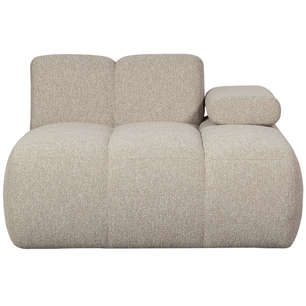 MOJO CHAISE LONGUE ELEMENT RECHTS BOUCLE BEIGE MELANGE