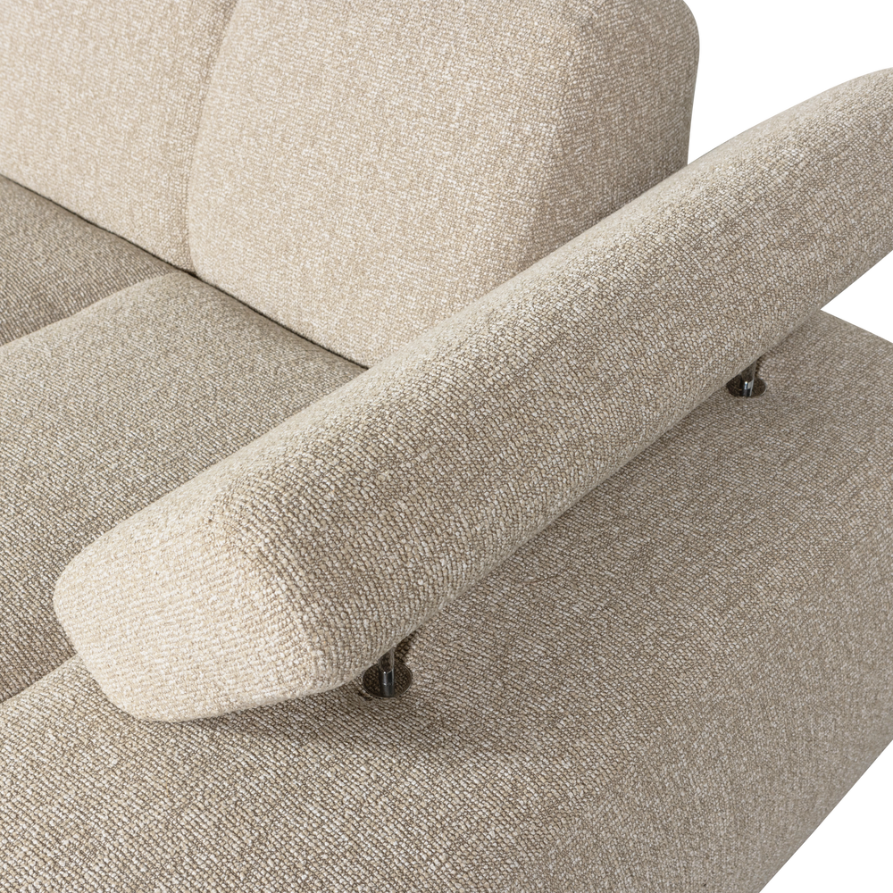 MOJO CHAISE LONGUE ELEMENT RECHTS BOUCLE BEIGE MELANGE
