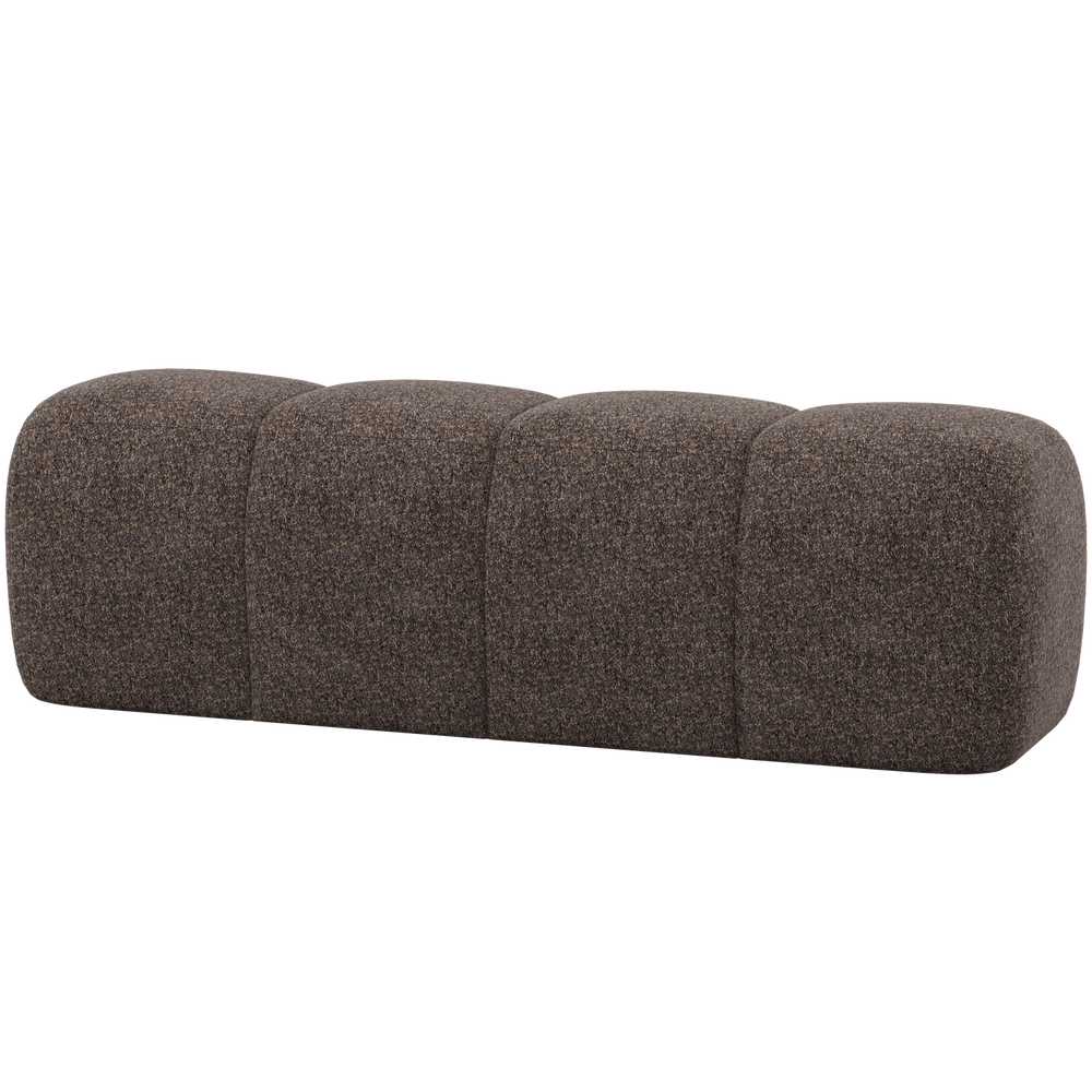 MOJO EETBANK 164 CM WOLLIG BRUIN