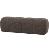 MOJO EETBANK 164 CM WOLLIG BRUIN