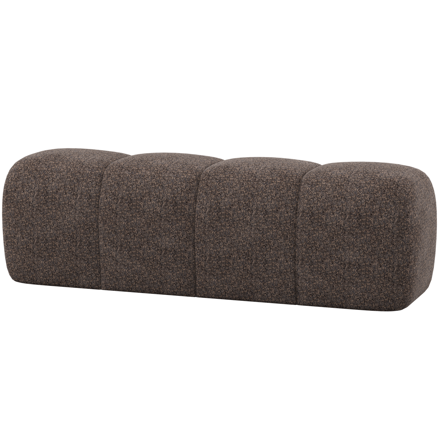 MOJO EETBANK 164 CM WOLLIG BRUIN