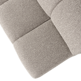 MOJO EETBANK 164 CM MET RUGLEUNING BOUCLE BEIGE MELANGE