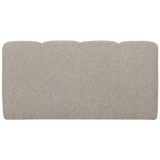 MOJO EETBANK 164 CM MET RUGLEUNING BOUCLE BEIGE MELANGE