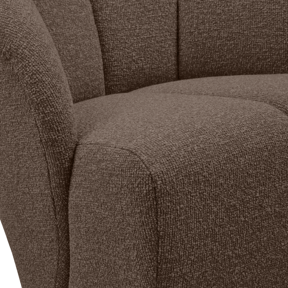 MOJO DRAAIFAUTEUIL BOUCLE BRUIN MELANGE