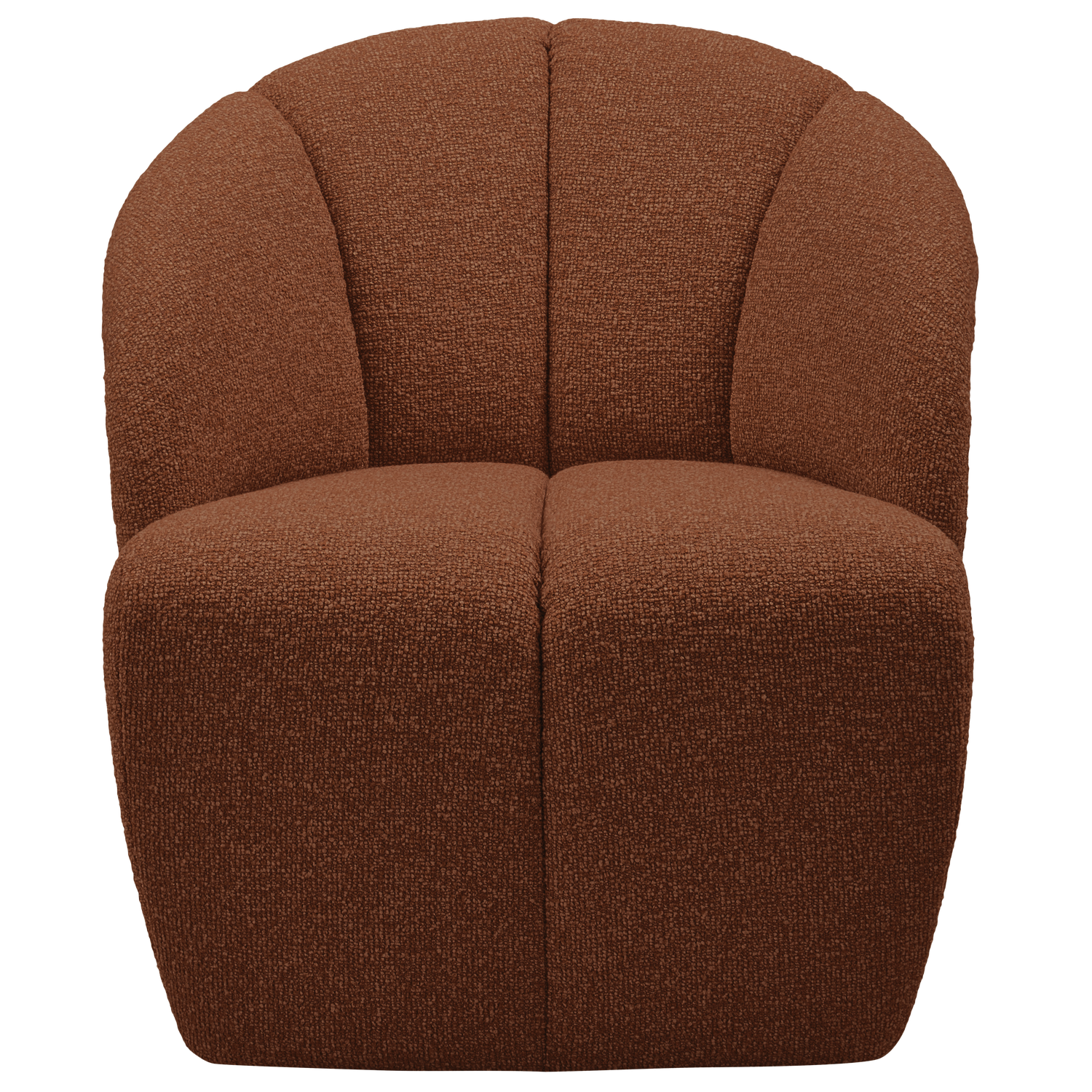 MOJO DRAAIFAUTEUIL BOUCLE ROESTBRUIN MELANGE