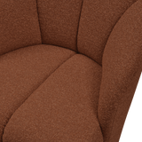 MOJO DRAAIFAUTEUIL BOUCLE ROESTBRUIN MELANGE