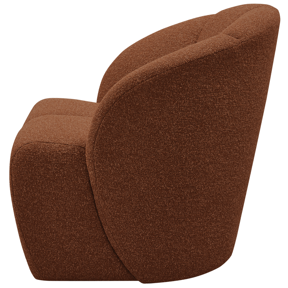 MOJO DRAAIFAUTEUIL BOUCLE ROESTBRUIN MELANGE