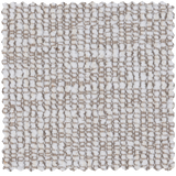 MOJO EETBANK HOEK MET RUGLEUNING BOUCLE ECRU MELANGE