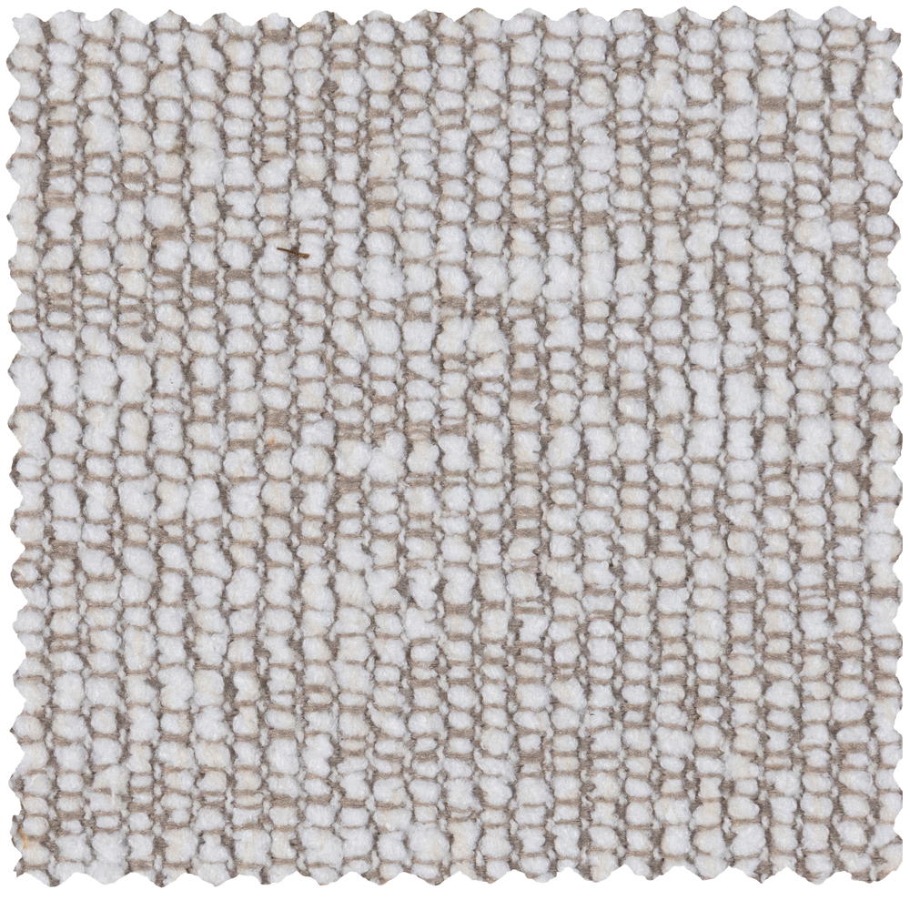 MOJO EETBANK 84 CM MET RUGLEUNING BOUCLE ECRU MELANGE