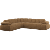 MOJO HOEKBANK LINKS WOLLIG HONINGGEEL