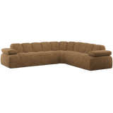 MOJO HOEKBANK RECHTS WOLLIG HONINGGEEL