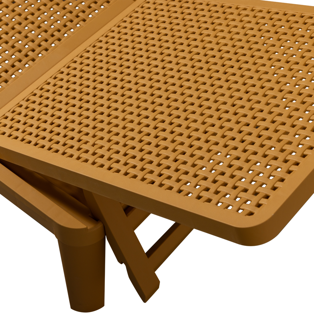 JINTE TUIN LIGBED KUNSTSTOF GEEL