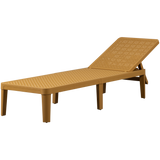 JINTE TUIN LIGBED KUNSTSTOF GEEL