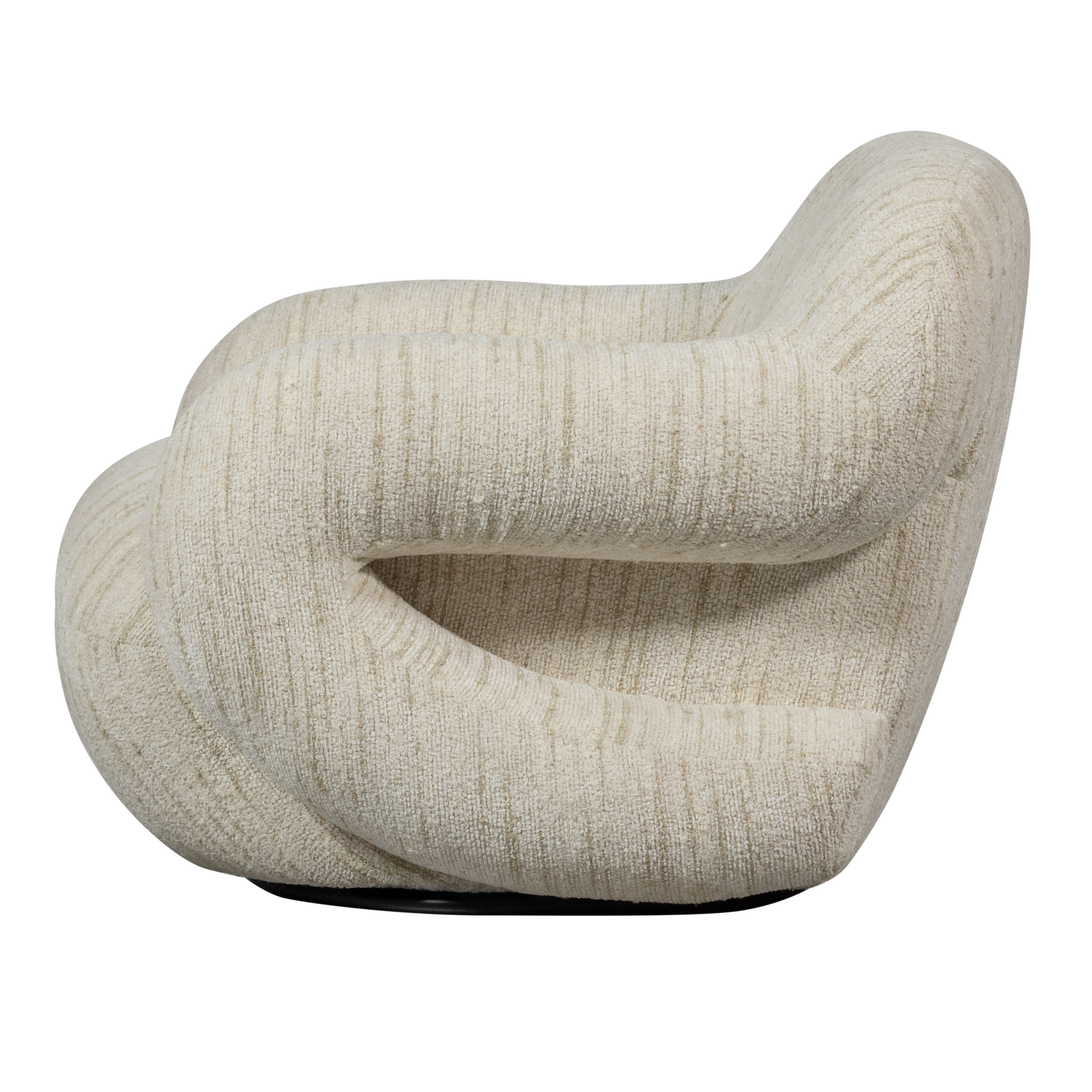 FOLKE FAUTEUIL CHENILLE NATUREL MELANGE