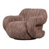 FOLKE FAUTEUIL CHENILLE OUDROZE MELANGE