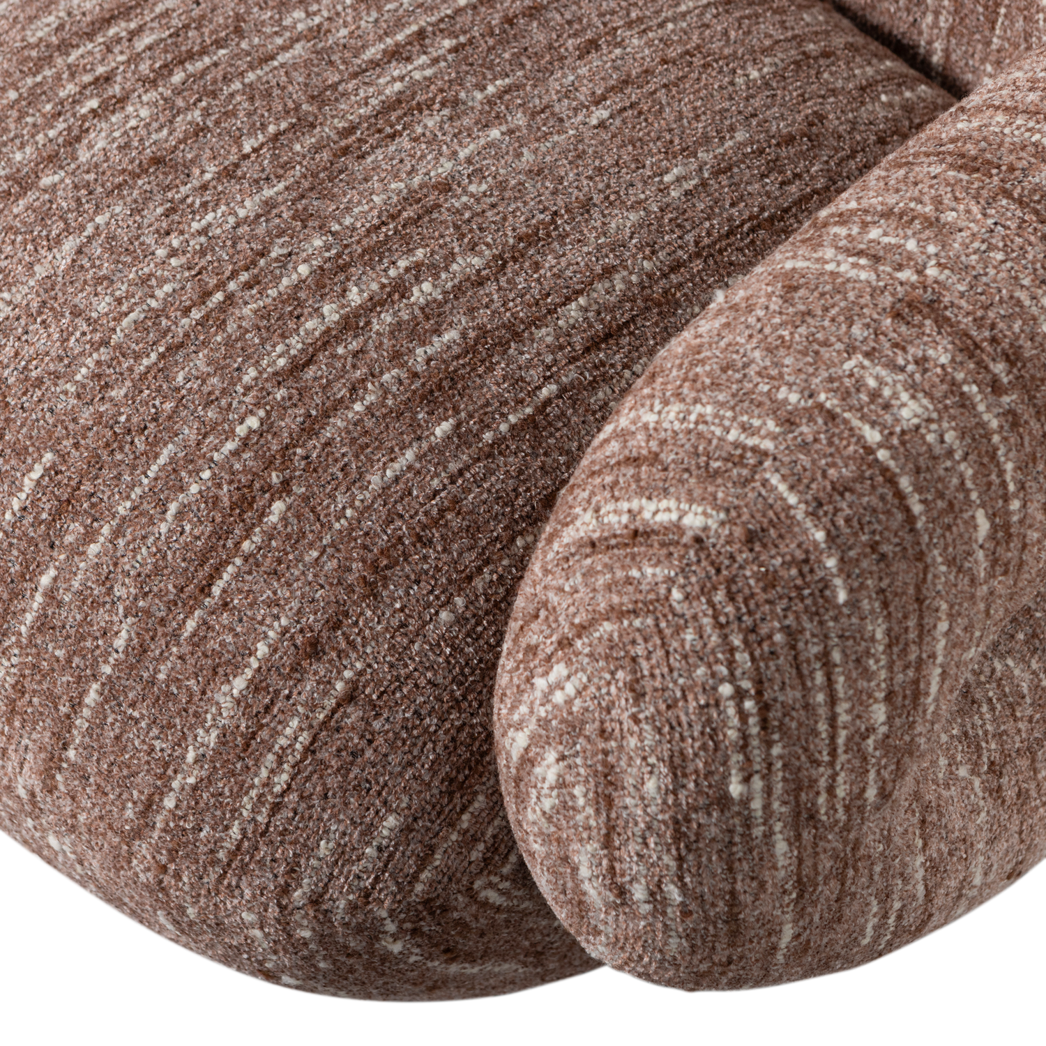 FOLKE FAUTEUIL CHENILLE OUDROZE MELANGE