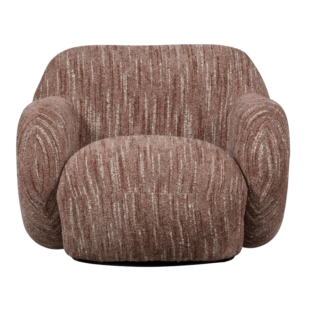 FOLKE FAUTEUIL CHENILLE OUDROZE MELANGE