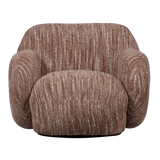FOLKE FAUTEUIL CHENILLE OUDROZE MELANGE