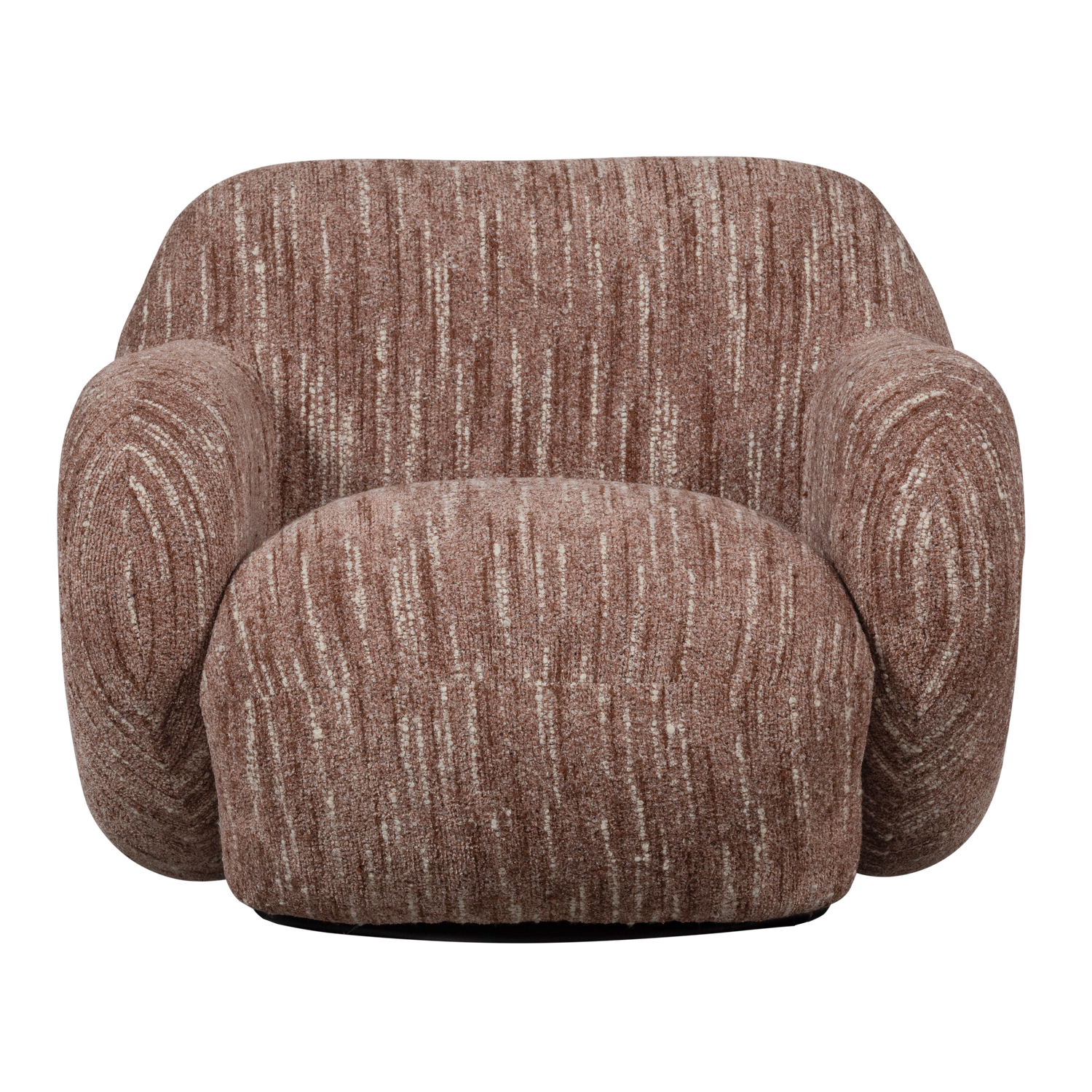 FOLKE FAUTEUIL CHENILLE OUDROZE MELANGE