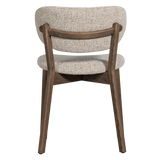 UDAR EETKAMERSTOEL NATUREL MET HOUTEN FRAME BRUIN