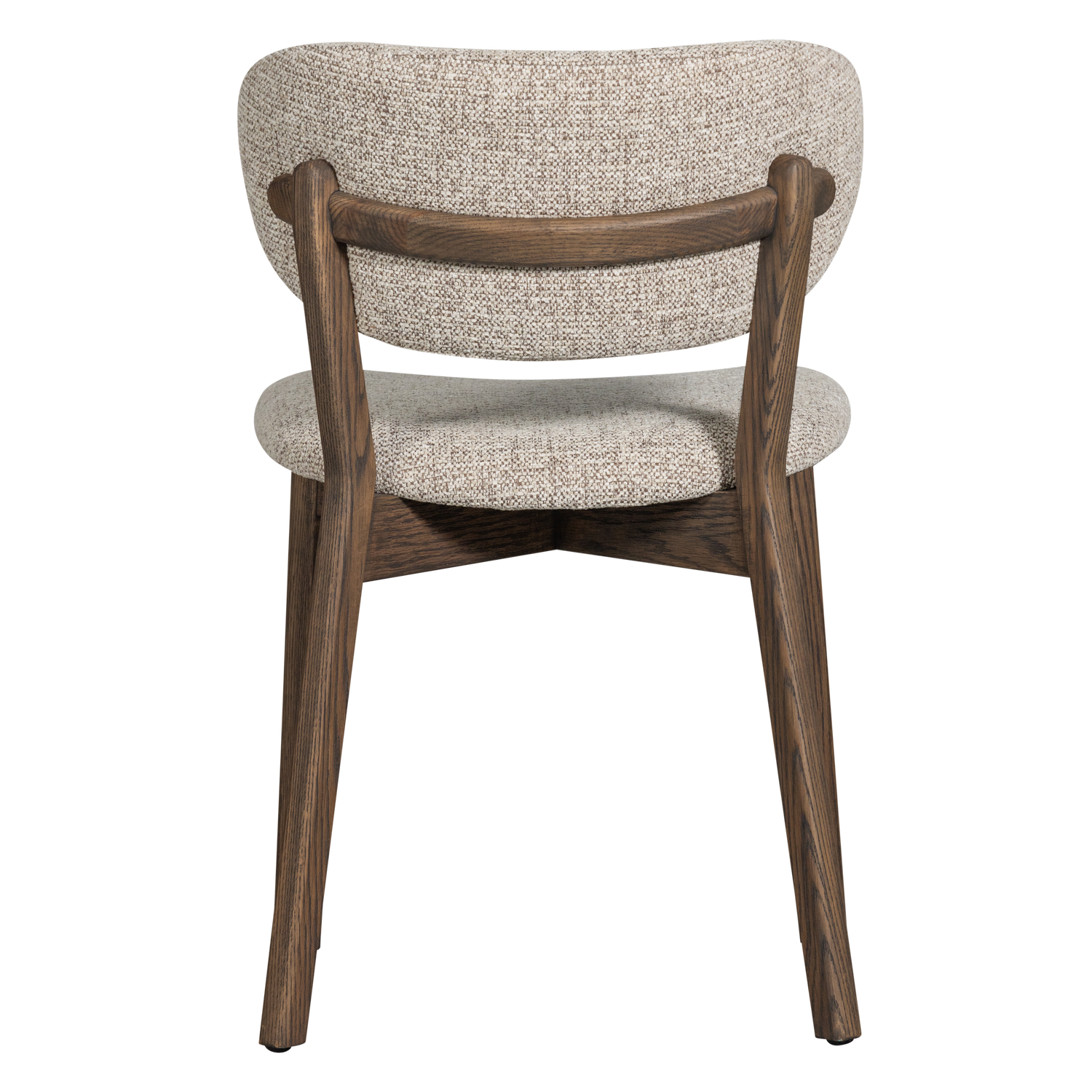 UDAR EETKAMERSTOEL NATUREL MET HOUTEN FRAME BRUIN